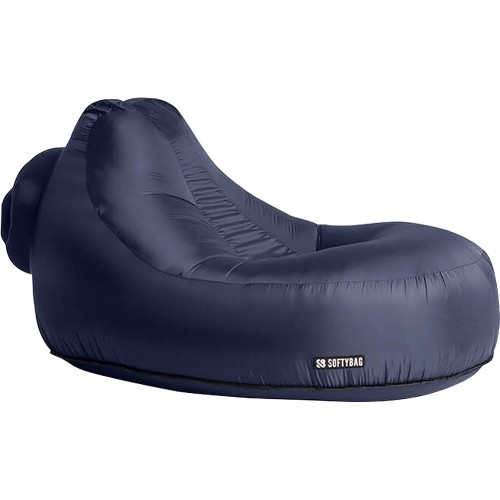 Leżak Softybag Chair niebieski