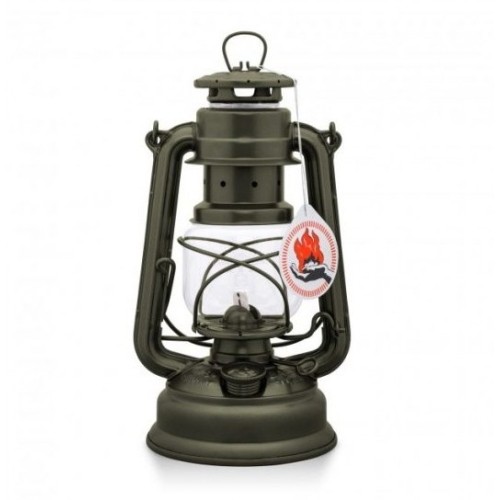 Kerosene outdoor lantern Feuerhand Hurricane multicolour, Colour Olive