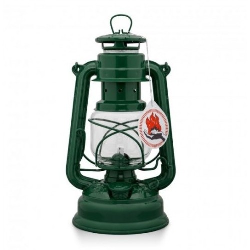 Kerosene outdoor lantern Feuerhand Hurricane multicolour, Colour Moss Green