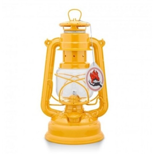 Kerosene outdoor lantern Feuerhand Hurricane multicolour, Colour Signal Yellow