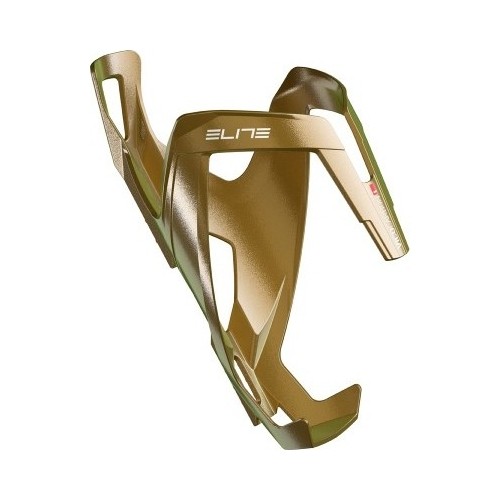 Bottle Cage Elite Vico Carbon, Gold/White