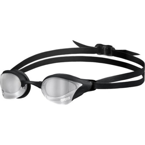 Mirror Swimming Goggles Arena Cobra Core Swipe, Silver-Black