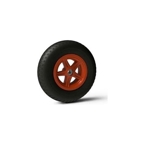 Wheel 5-spoke orange 4.80/400-8