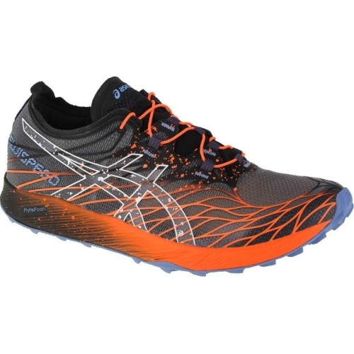 Buty do biegania Asics Fujispeed M, czarno-pomarańczowe