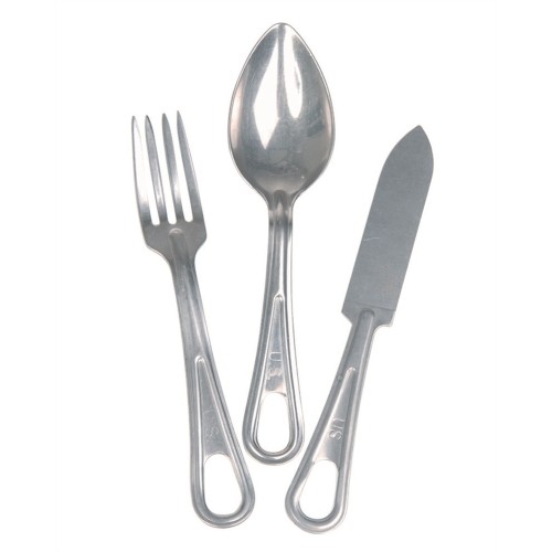 US STAINLESS STEEL 3-PC. EATING UTENSIL