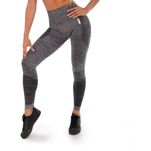 Damskie legginsy Boco Wear Grey Melange Push Up