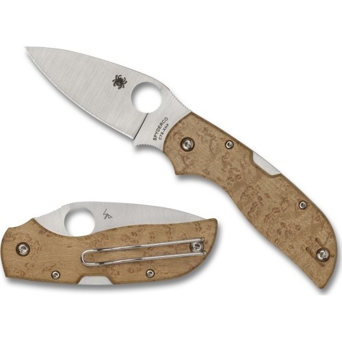 Folding Knife Spyderco C152WDP Chaparral, Maple