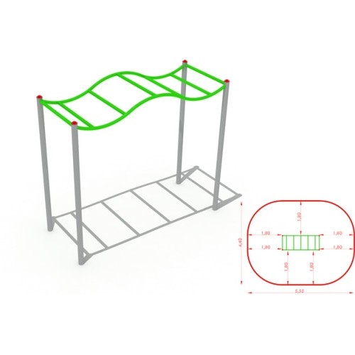 Metal Climbing Ladder Model B CM-0007