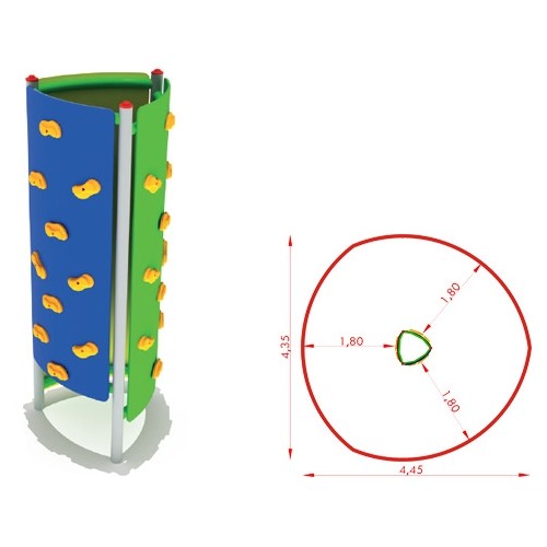 Metal Climbing Set Model CM-0014x3