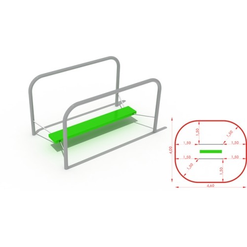 Metal Parallel Bars CM-0027/1