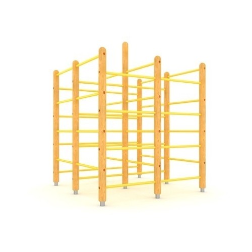 Wooden Climbing Walls Set Model GT-0038