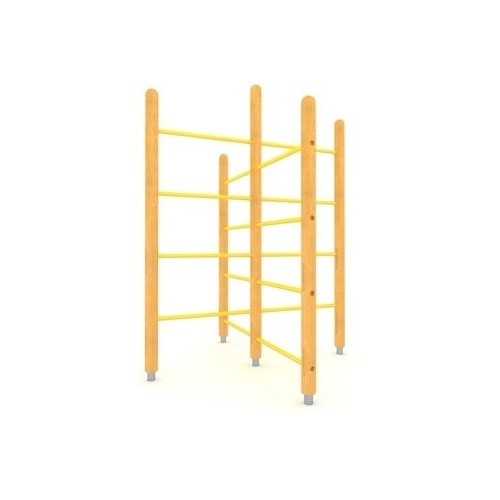 Wooden Climbing Walls Set Model GT-0037