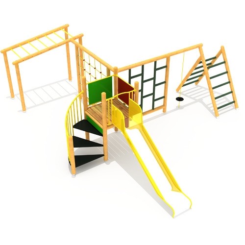 Wooden Kids Playground Model 0-B