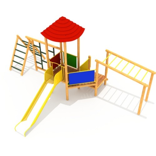 Wooden Kids Playground Model 1-A