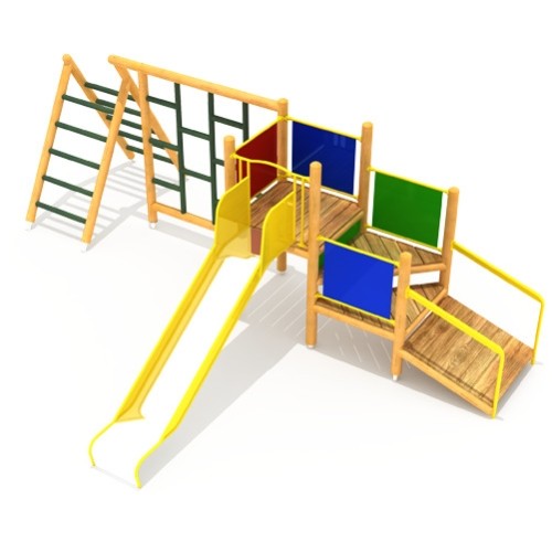 Wooden Kids Playground Model 3-B