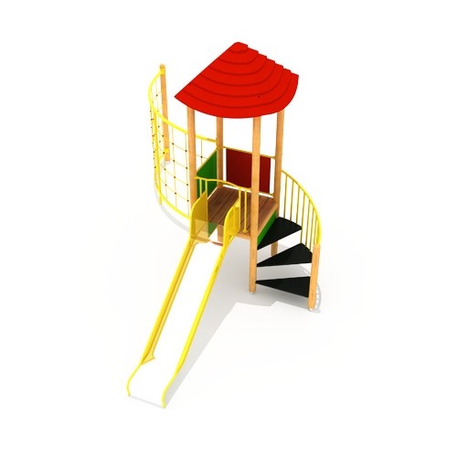 Wooden Kids Playground Model 7-A