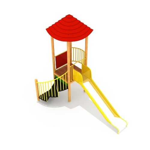 Wooden Kids Playground Model 9-A