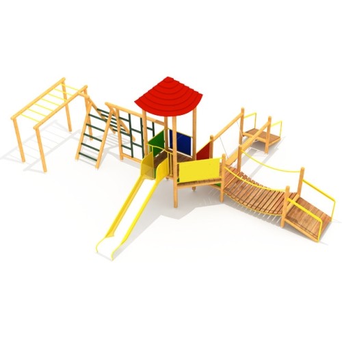 Wooden Kids Playground Model E