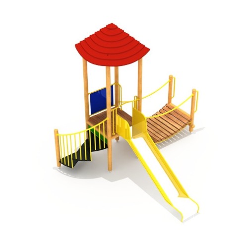 Wooden Kids Playground Model 8-E