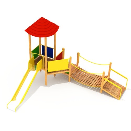 Wooden Kids Playground Model 7-E