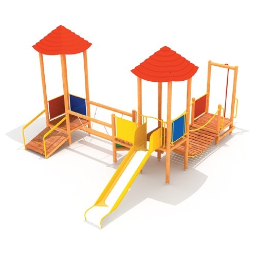 Drewniany plac zabaw dla dzieci model 0400E/1