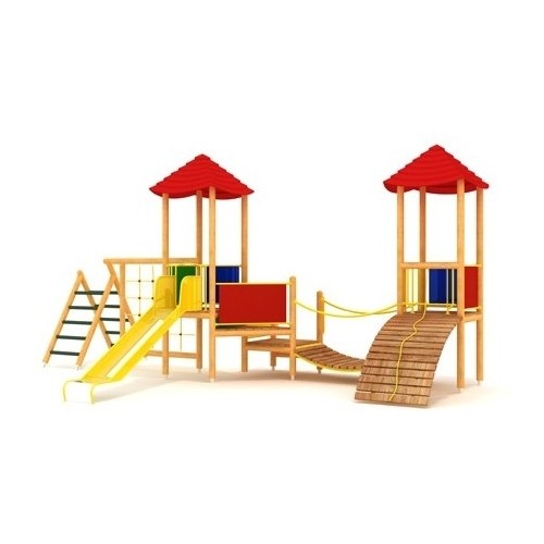 Wooden Kids Playground Model 06-A