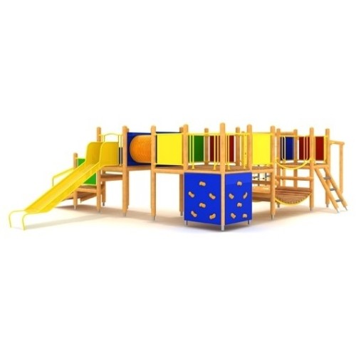 Wooden Kids Playground Model 0403B