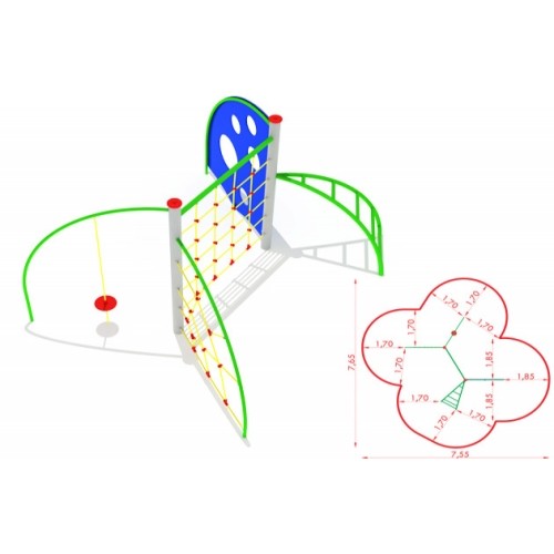 Metal Climbing Set Model CM-0211