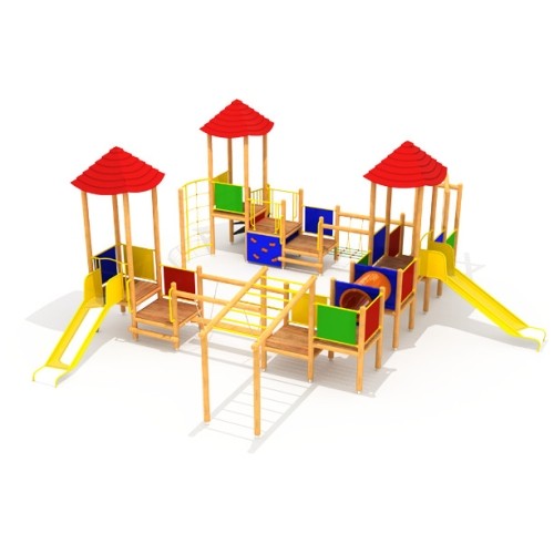 Wooden Kids Playground Model 0501A