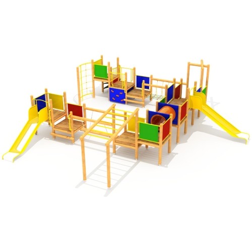 Wooden Kids Playground Model 0501B