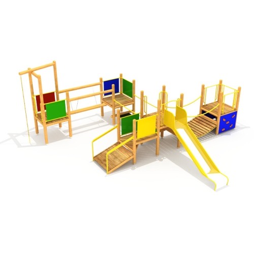 Wooden Kids Playground Model 0504B