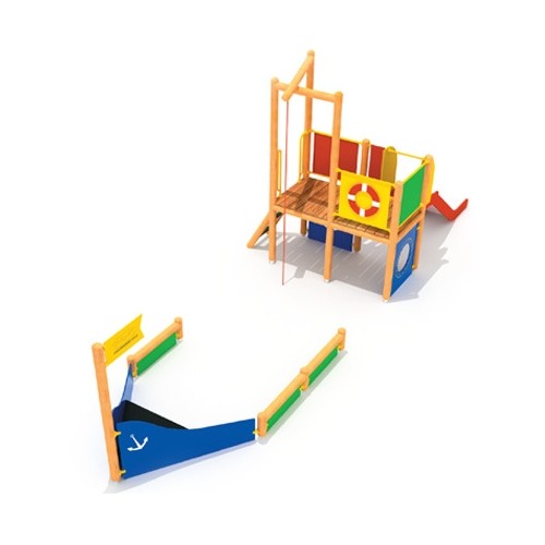 Wooden Kids Playground Ship 1