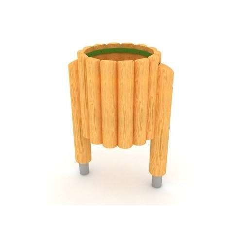 Wooden Trash Can Model GT-0052