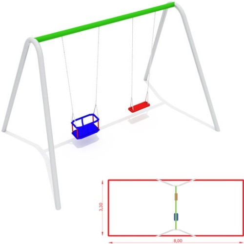 Double Metal Swing CM-1802