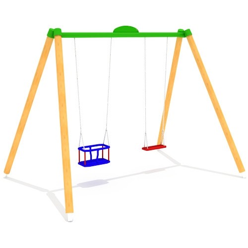 Wooden Double Swing Model GT-1804