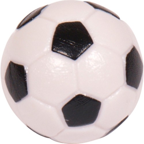 Engraved Soccer Ball Buffalo, Black-White, 32mm