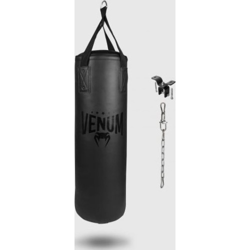 Venum Origins Boxing Bag - Black/Black (z zapięciami)