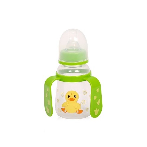 Bottle With Two Handles Baby Care, 125 ml, Green