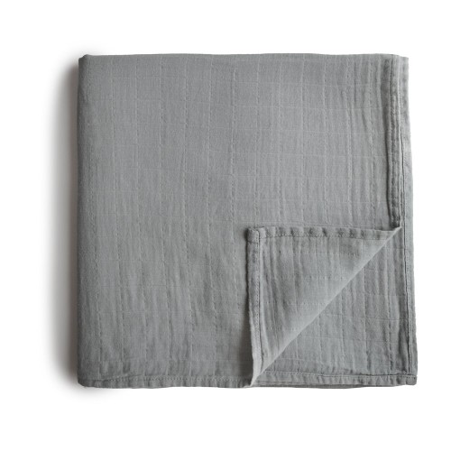 Swaddle Mushie Belgian Grey