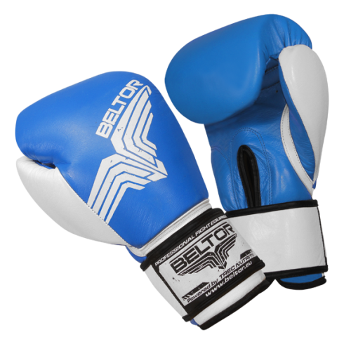 Rękawice bokserskie Beltor Pro Fight B0008 niebieskie, 10oz