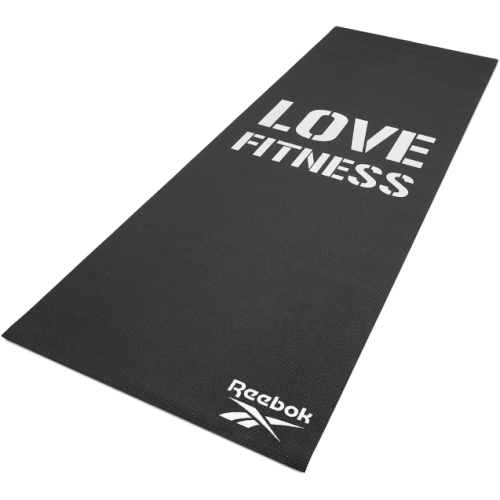 Mata treningowa do ćwiczeń fitness Reebok Black Love - Czarna