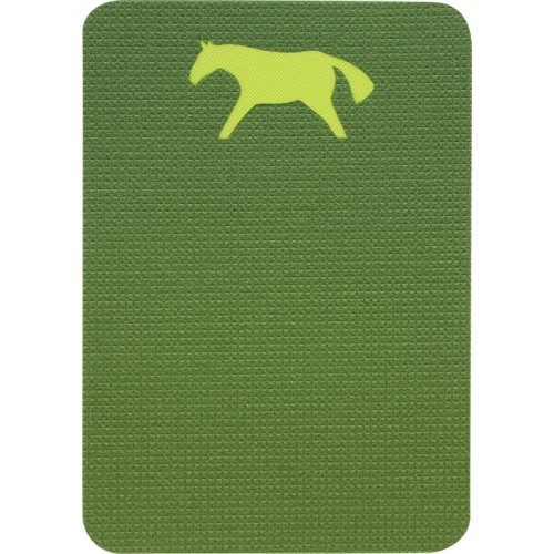 Sit Mat Yate Horse, 400x285x10mm, Green/Blue