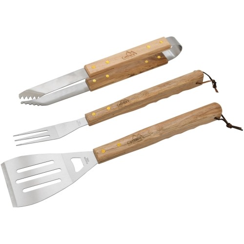 Barbecue Tools Set Cattara Wood - 3 pcs