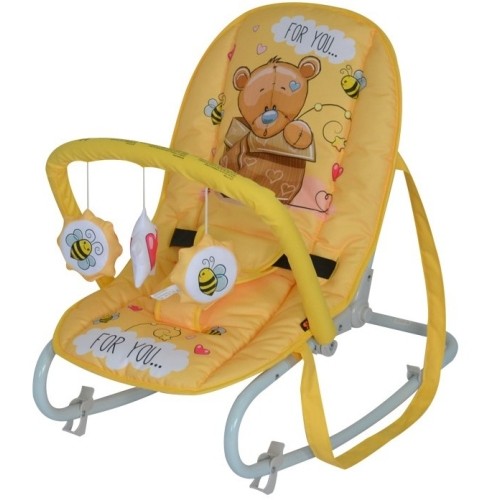 Baby Rocker Lorelli Top Relax Bear, Yellow