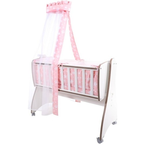 Set for Swing Bed Lorelli First Dreams, Pink Stars