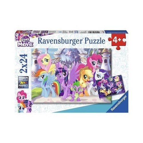 RAVENSBURGER dėlionė Ponys 2x24vnt, 7812