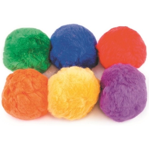 Set of 6 fleece balls Spordas