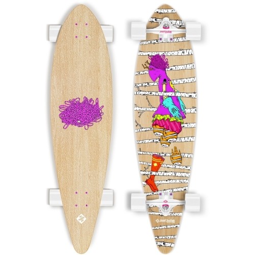 Deskorolka Longboard Street Surfing Woods 40”