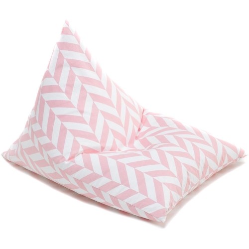 Beanbag Wigiwama Pink Herringbone