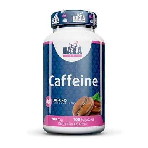 Haya Labs Caffeine (kofeinas) 100 kaps.